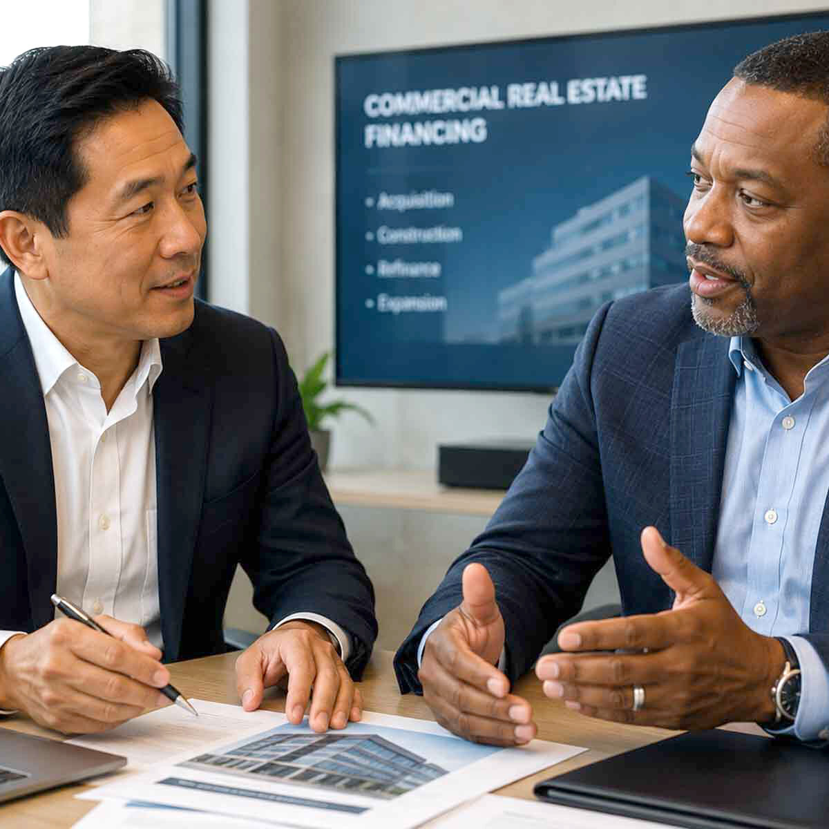 Two Men in Business meeting